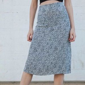 Brandy Melville Animal Print Skirt